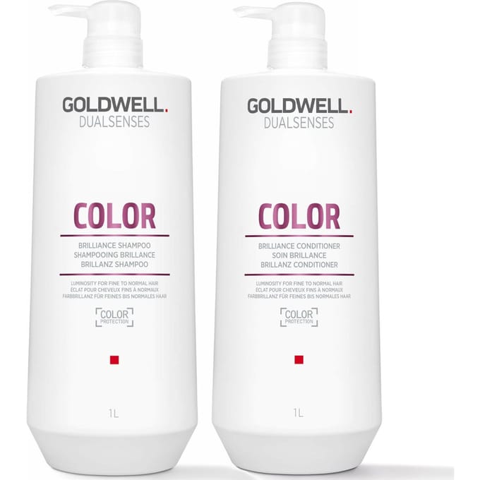 Goldwell Dualsenses Color Brilliance Shampoo and Conditioner 1L Duo