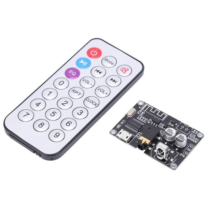 Carte récepteur audio Bluetooth, module amplificateur de puissance stéréo avec télécommande XYWRBT