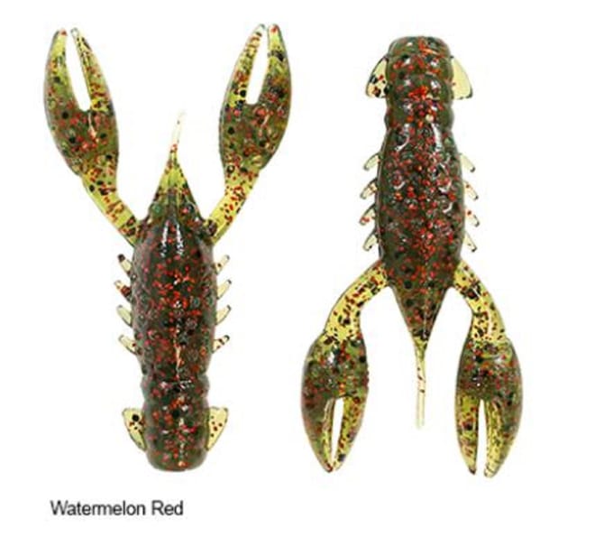 Zman Soft Lure TRD Crawz 2,5 Inch 6/Pack Watermeloen Rood (3356)