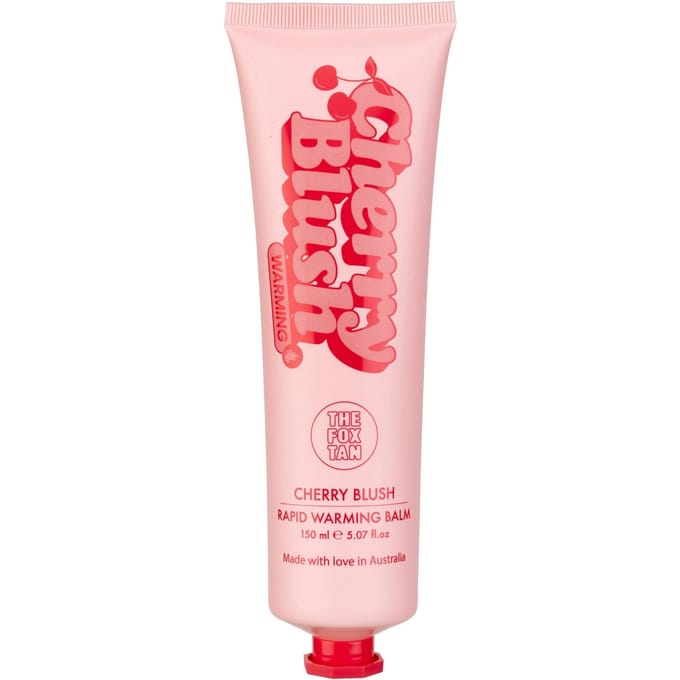 The Fox Tan Cherry Blush Warming Balm – Verwarmende Tanning Balm voor Snellere Bruining