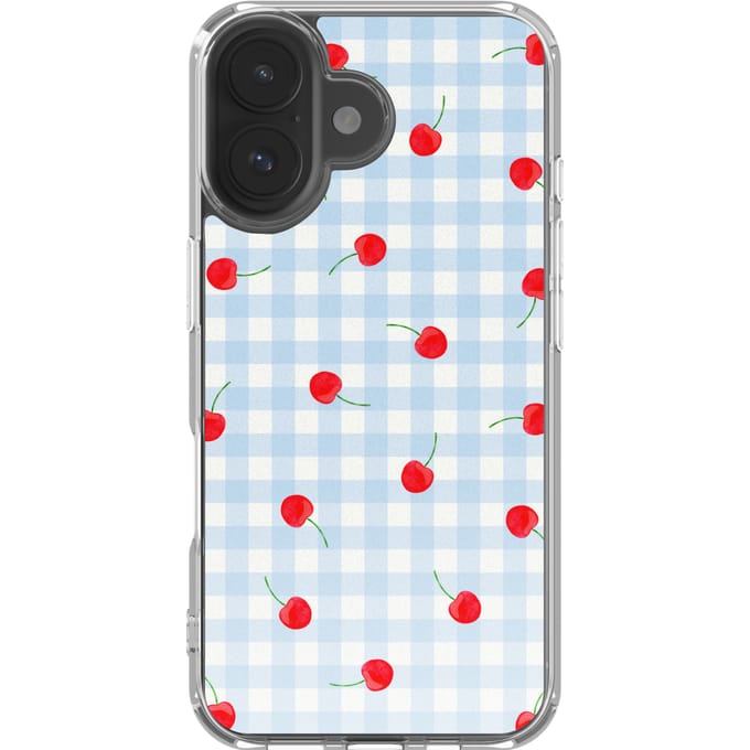 imoshion Hoesje - Geschikt voor Apple iPhone 17 - Design hoesje - Cherry Check