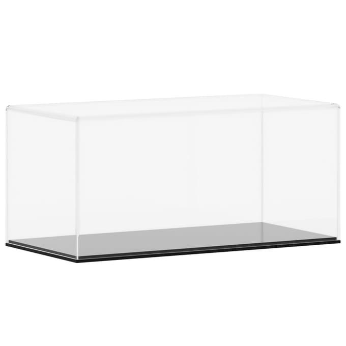 vidaXL - Vitrine - transparant - 30x15x14 - cm - acryl