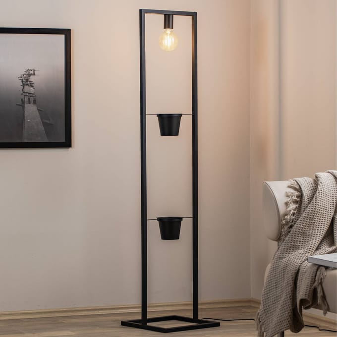 Envostar Hyacinth vloerlamp met 2 bloempotten