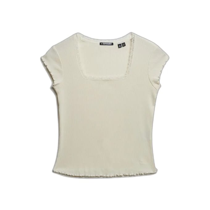 Superdry - Athletic Essentials T-shirt met vierkante hals - Dames - T-shirts