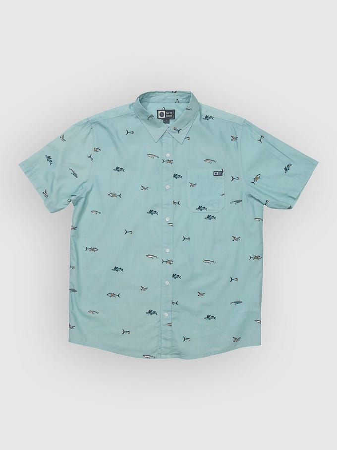 Salty Crew Crew Ss Button Up Shirt patroon