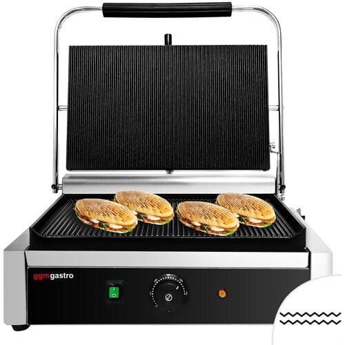GGM Gastro Kontaktgrill - 2,6 kW - Grillfläche: 400x255mm