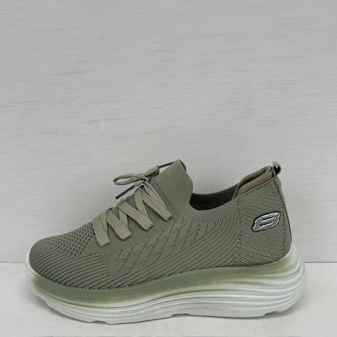 Casual sneakers met sportief design groen Groen / 37
