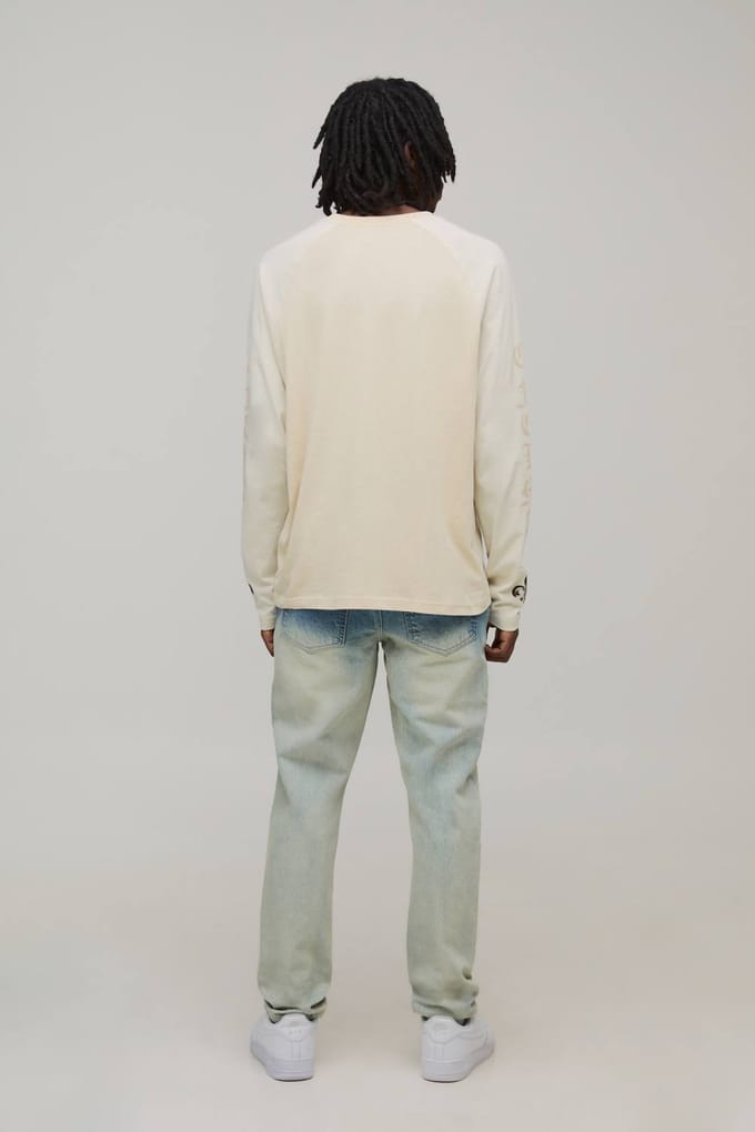 Essential Slim Fit Jeans | Stonewash | Size 44R
