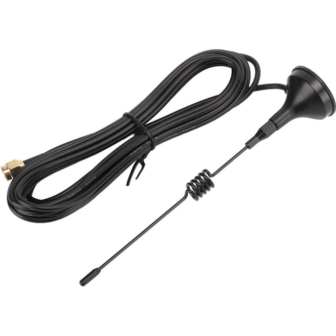 Antenne Radio 5DBI 423?443mhz Omnidirectionnel Haut Gain avec Base Magnétique pour Module LORA Sécurité
