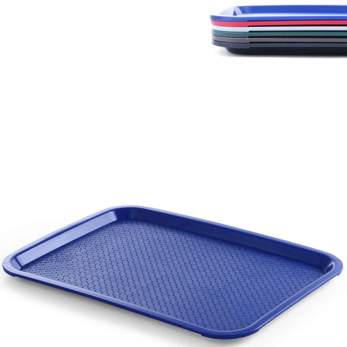 HENDI Groot fastfood dienblad – blauw – 350x450 mm – polypropyleen