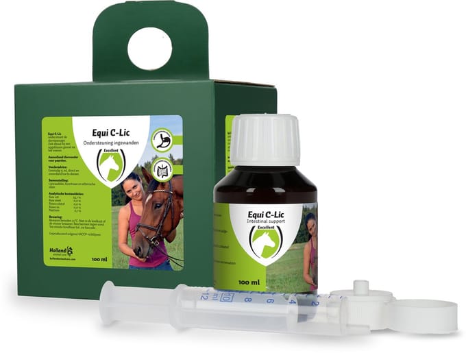 Excellent equi C-Lic - 100ml - Ondersteunt de darmpassage - Geschikt voor paarden