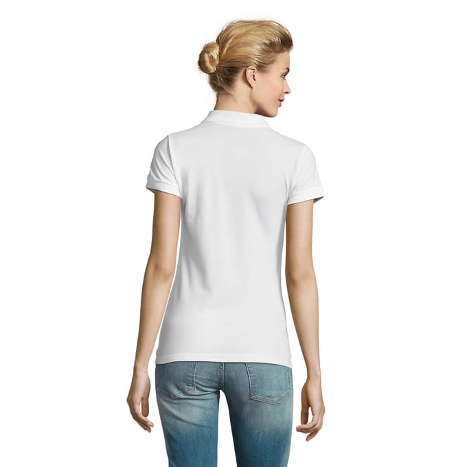 SOLS Dames/Dames Perfect Poloshirt (Wit)
