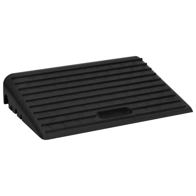 vidaXL - Oprijhulpen - 2 - st - 50x30x11 - cm - rubber