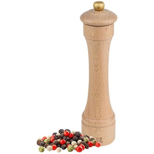 (6 stuks) PEUGEOT HOSTELLERIE - Pepermolen - Hout - Natuurlijk - Hoogte: 220mm bruin