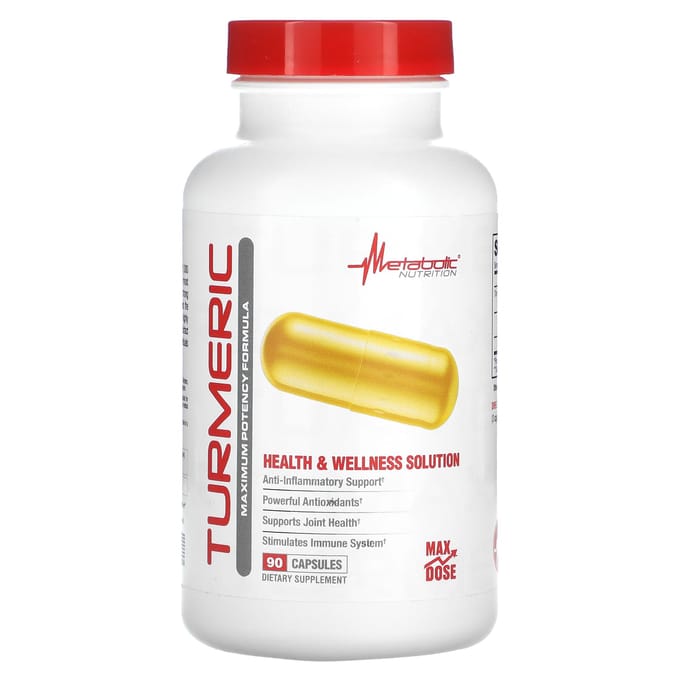 Metabolic Nutrition, Kurkuma, 90 Capsules