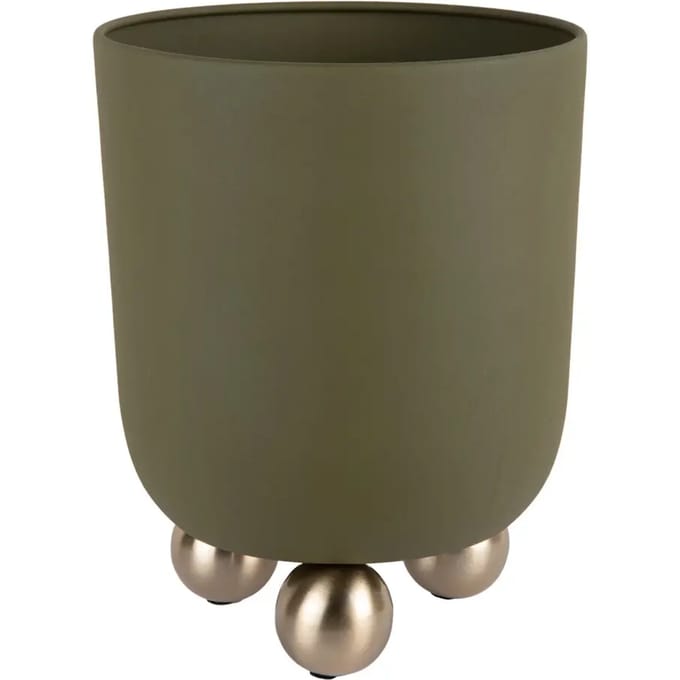 Present Time Bloempot Estilo Medium - Groen - 23x23x28cm - Modern