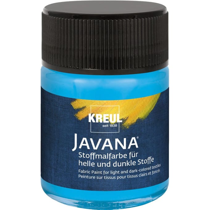 KREUL Javana Stoffenverf, 50 ml - Lichtblauw