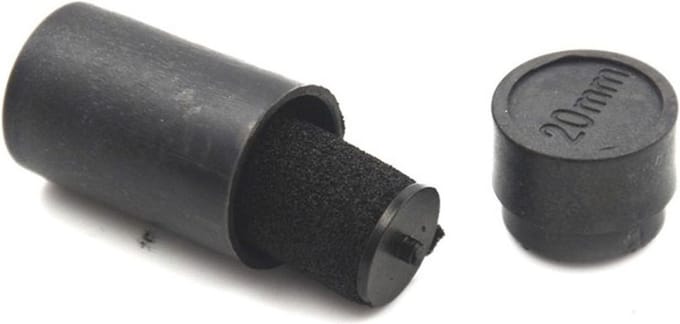 Inktrol zwart voor Motex MX-5500 prijstang 20mm per 5 stuks