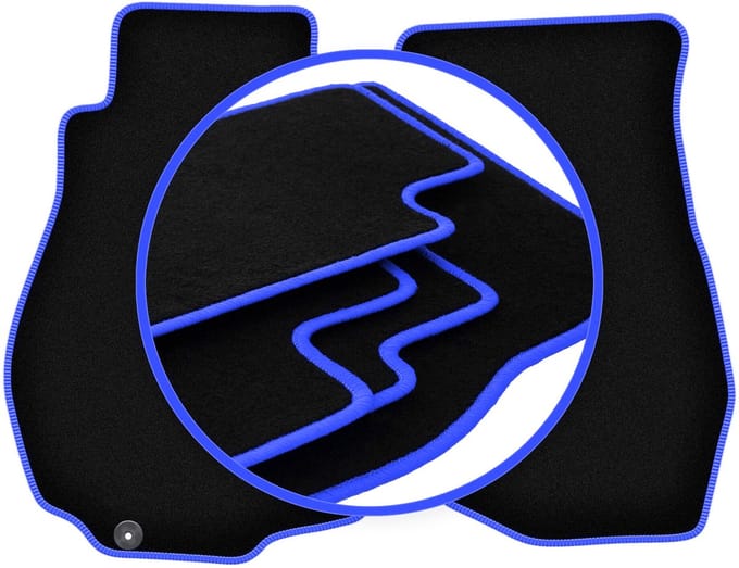 CARLUX-BLUE automatten voor: Nissan 350Z coupé (2003-2009)