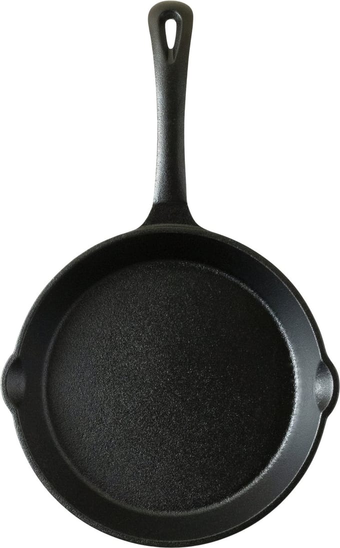 The Windmill Cast Iron - Skillet M met steel - gietijzer - ⌀21 cm