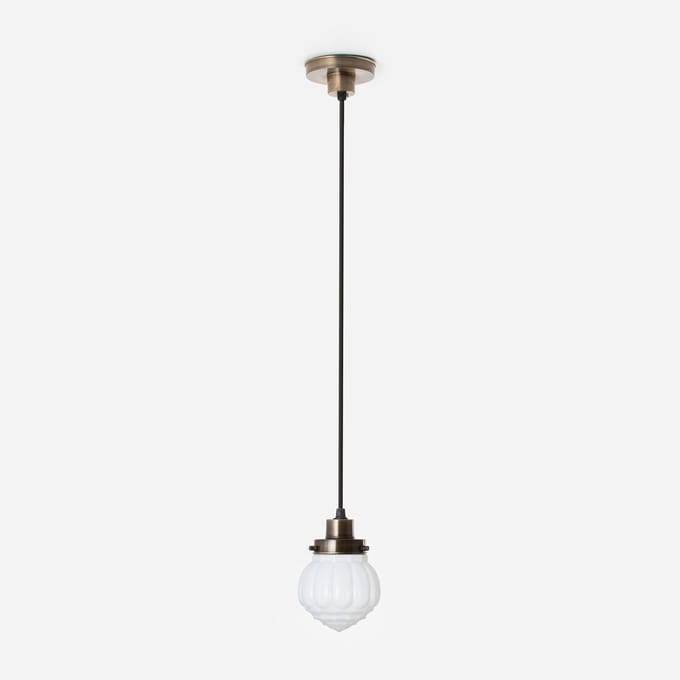 Hanglamp aan snoer Wassail 20's Brons - Art Deco Trade