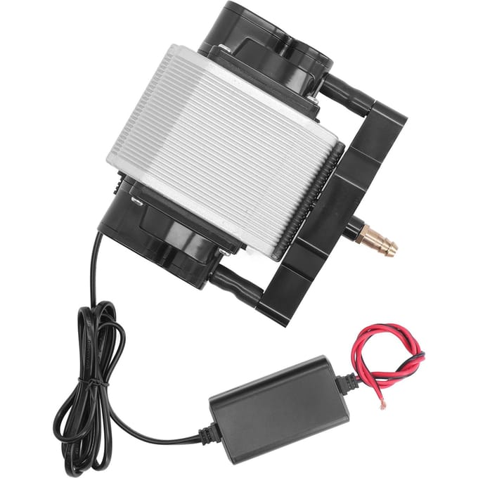 Luchtondersteuning Lasersnijder Luchtondersteuningspomp Snijden Laag Geluidsniveau Accessoire voor Lasergraveermachine DC50 black