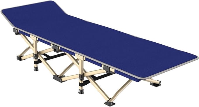 Inklapbaar Campingbed - Slaapbed Volwassenen - Outdoor Reizen - Dikke Buizen - 190cm Lang - A