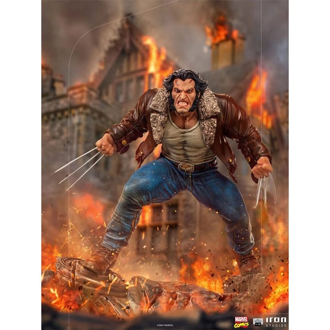 Iron Studios - BDS Arts Scale 1/10 - Marvel - X-Men Marvel Comics - Logan Statue 20cm