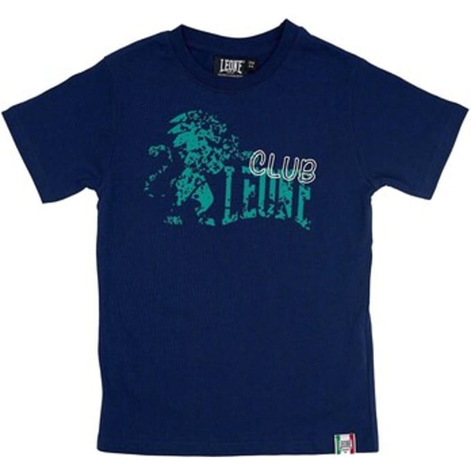 T-shirt Korte Mouw Leone 1947 Boy Short Sleeves College