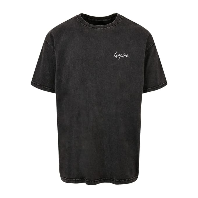 Oversized T-shirt Merchcode Inspire Acid Washed Heavy