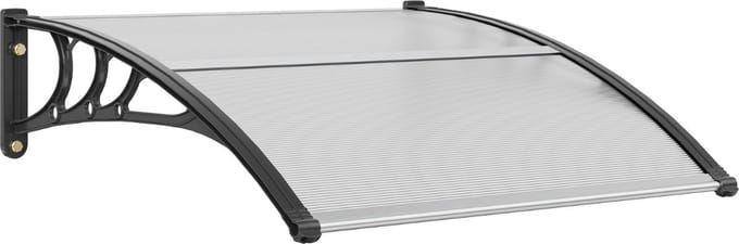 Deurluifel - Polycarbonaat, Deur luifel en UPF 50 - Voor Voordeur, Terras en Buitengebruik