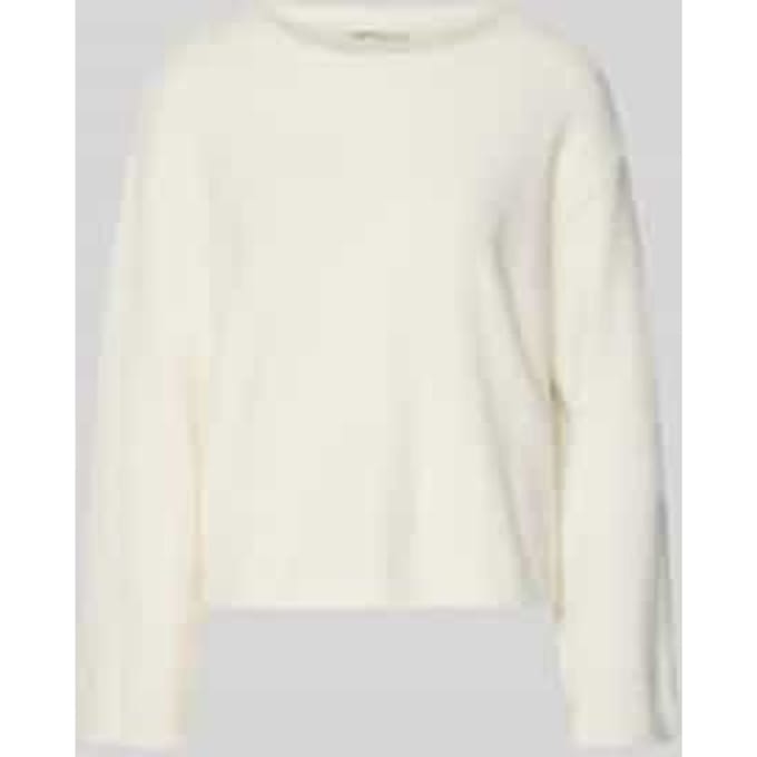 Oversized gebreide pullover met extra brede schouders, model 'FEATHER'