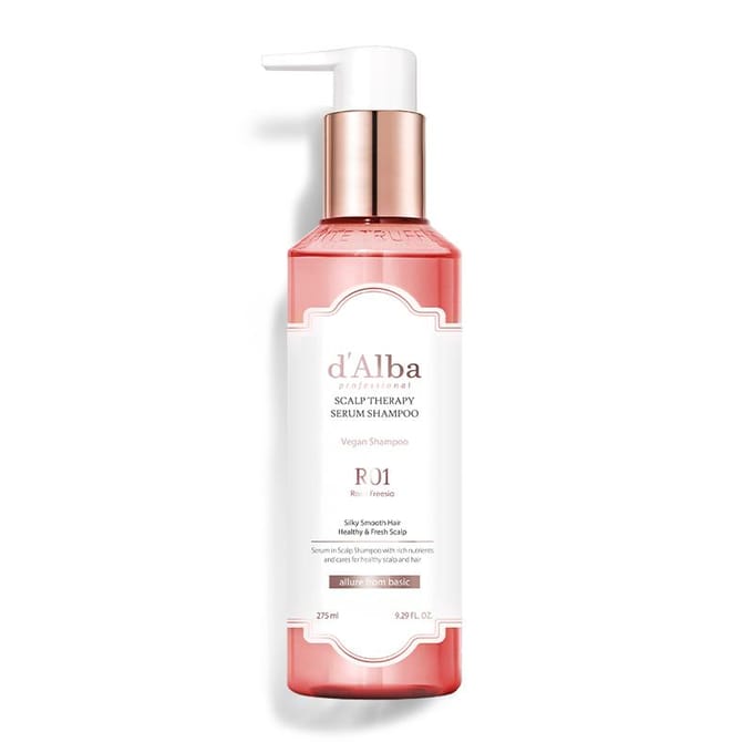 [d'Alba] Professioneel Herstellend Scalp Therapie Serum Shampoo Roos Freesia 275ml