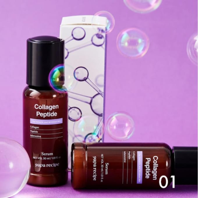 Collageen Peptiden Serum Koreaanse Huidverzorging Verstevigend Hydraterend Gezicht Verzorging 30ml black