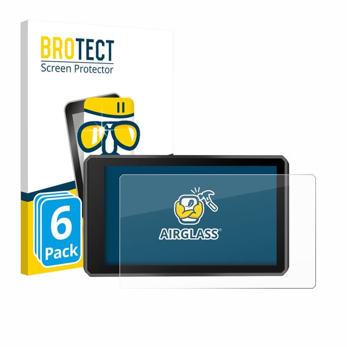 Screenprotector 6 Stuks voor Garmin zumo XT3 4.7" Beschermglas transparant