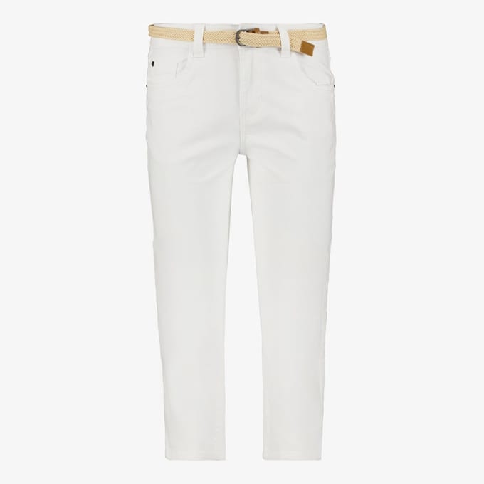 TwoDay dames carpri broek met riem wit - Maat S