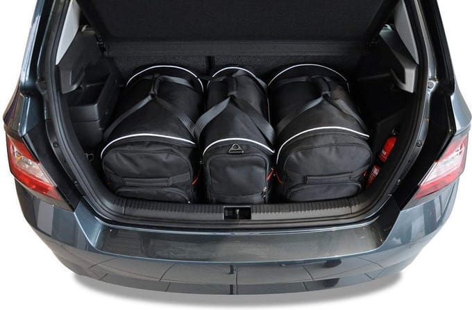 SKODA FABIA HATCHBACK 2014-2021 3-delig Reistassen Auto Interieur Kofferbak Organizer Accessoires