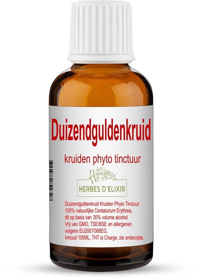 Herbes D'elixir Duizendguldenkruid Tinctuur - Voedingssupplement - 100 ml