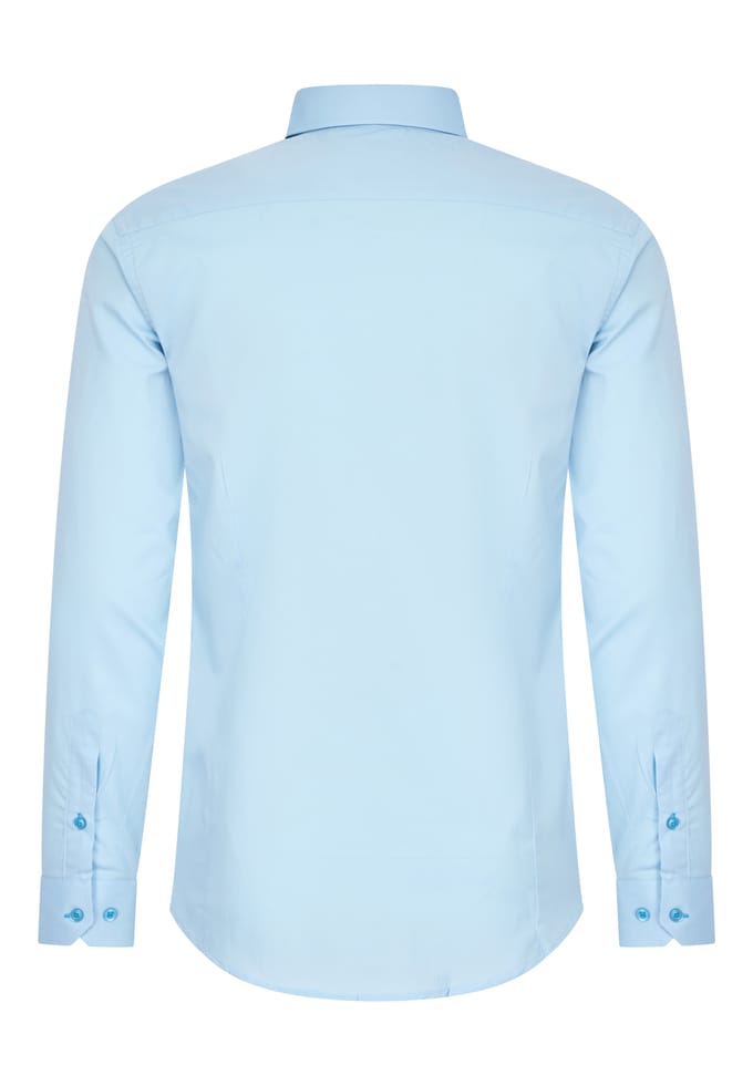 Pastelkleurig overhemd S - 6XL Slim Fit Katoenen stretch