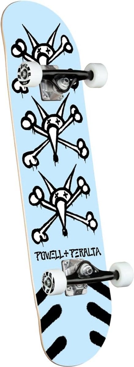 Compleet Skateboard 8.0 inch - Lichtgewicht & Duurzaam Trickboard - Blauw Design