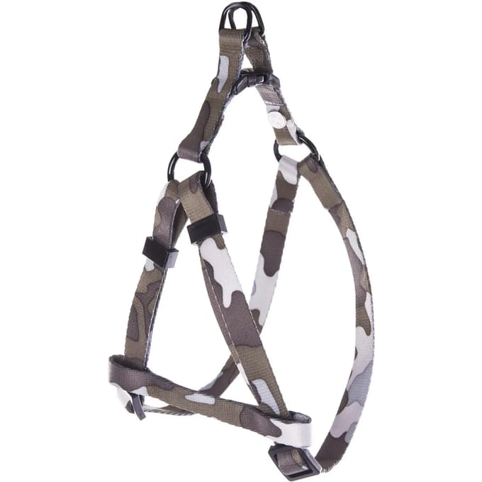Camouflage nylon kattenharnas Martin Sellier