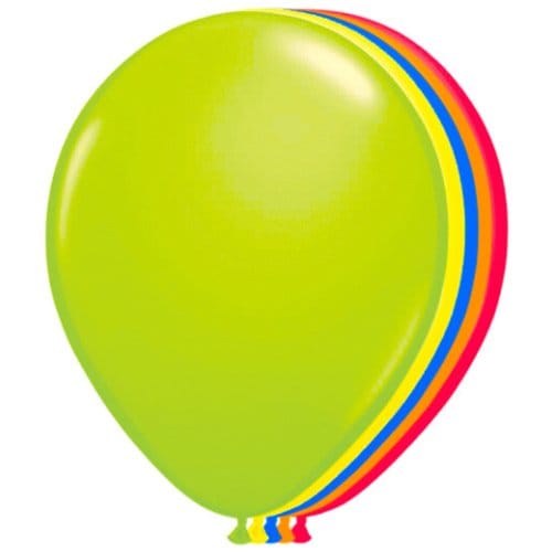 Folat - Ballonnen neon meerkleurig - 25 cm