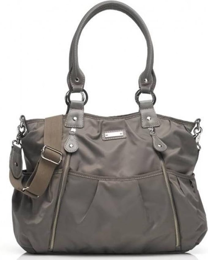 Storksak Luiertas Olivia 40x32x13cm - Grijs