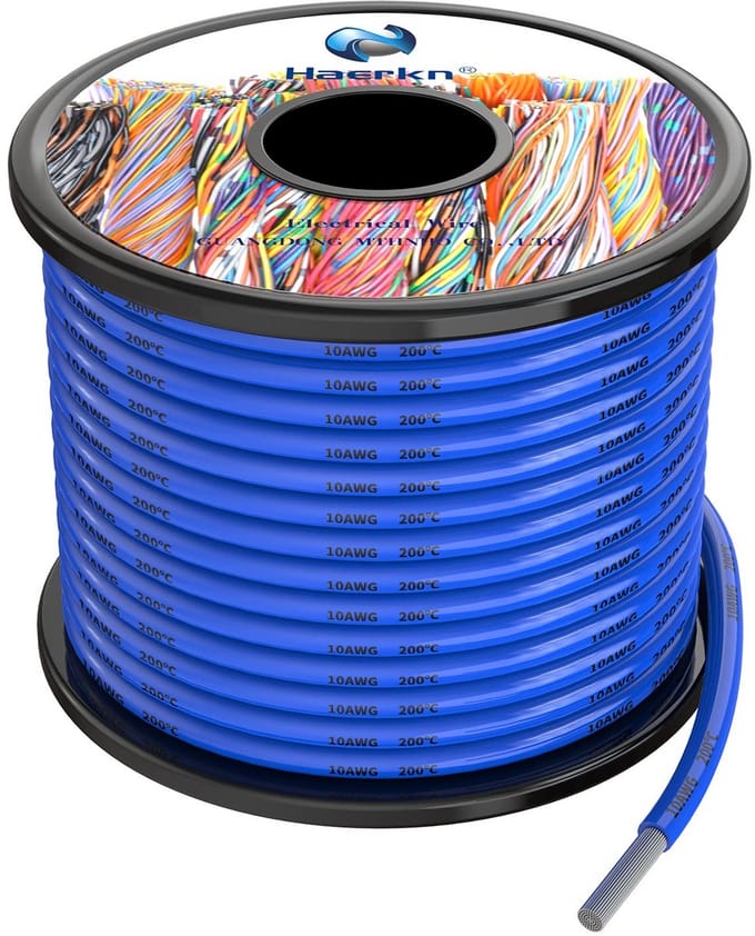 10 Meter Witte Siliconen Elektrische Draadkabel 12 AWG 3,3 mm² Hoge Temperatuur Flexibel