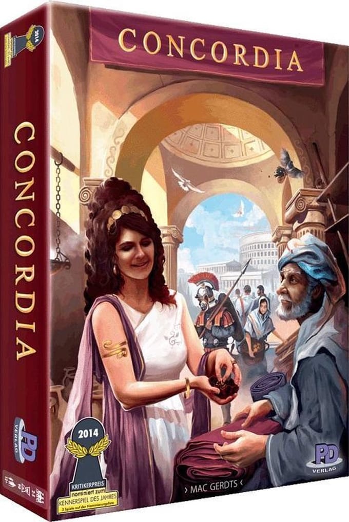 PD-Verlag Concordia - Strategisch spel voor 2-5 spelers - Engels/Duitstalig