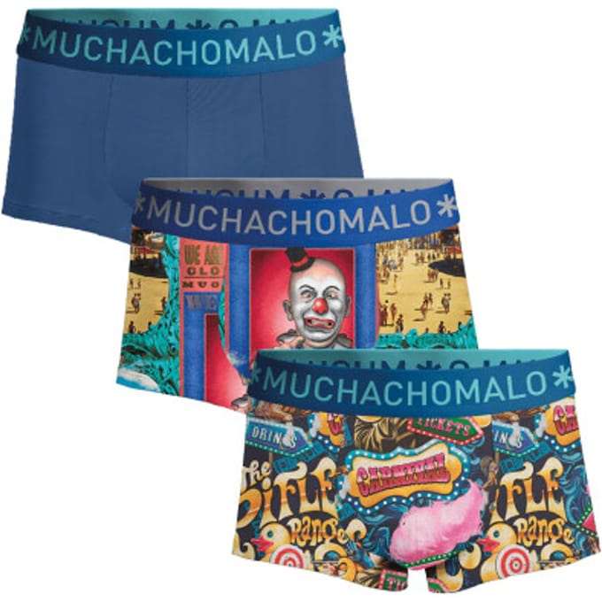 Muchachomalo Heren Trunks - 3 Pack - Maat M - 95% Katoen - Mannen Onderbroek