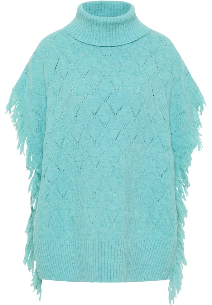 IZIA knit poncho gaya