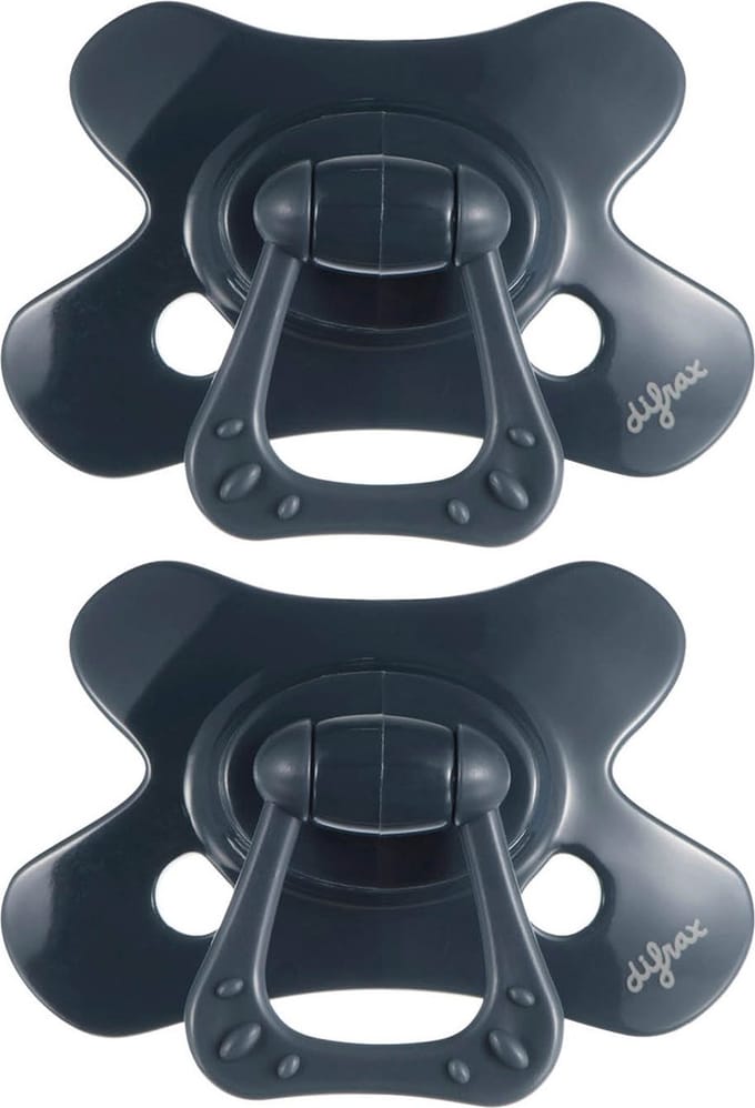 Difrax Fopspeen Natural - 18+ Maanden - Donkerblauw - 2 Stuks