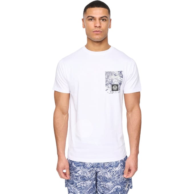 Henleys Heren Henwave T-Shirt (Optisch Wit)