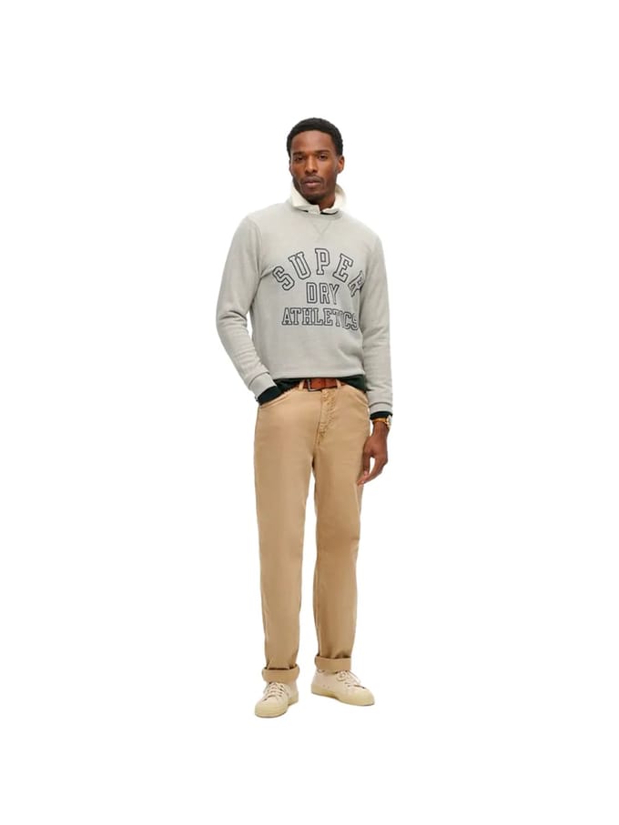 Superdry - Atheltic sweatshirt met print - Heren - Truien